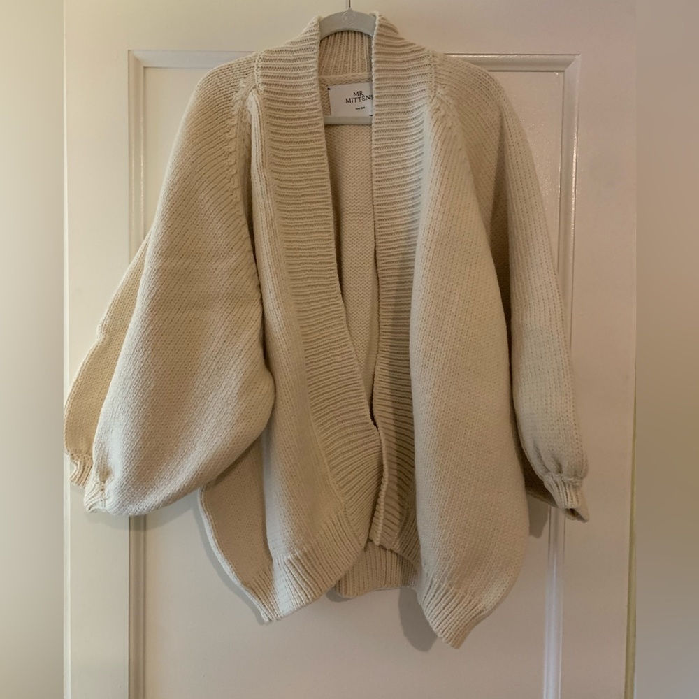 Mr. Mittens Balloon Sleeve Cardigan